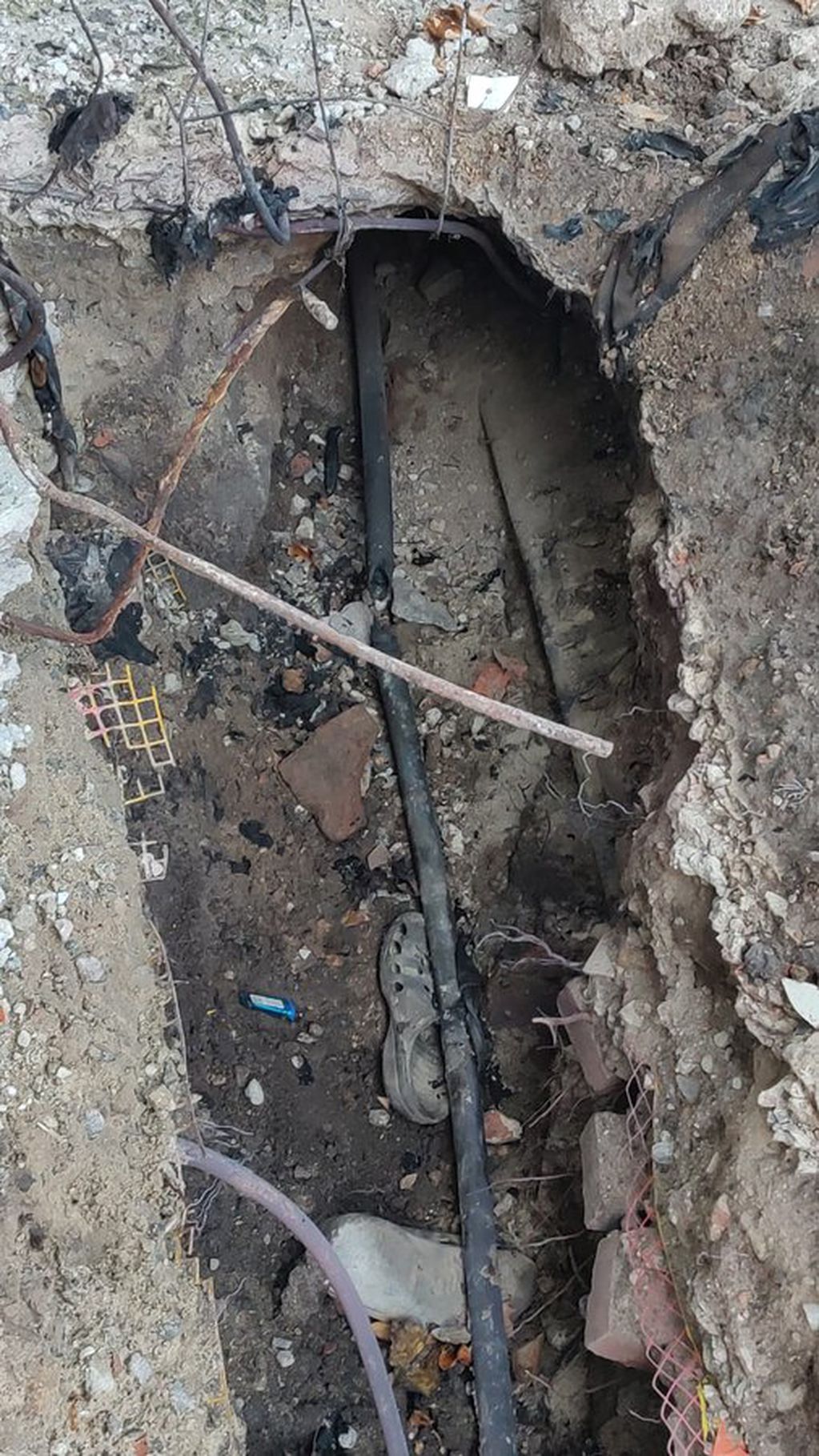 Posteo del EPE sobre los cables subterráneos vandalizados. Foto: X / @epeoficial