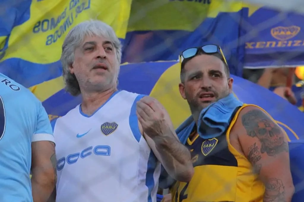  Rafael Di Zeo, uno de los líderes de la barra brava de Boca. / Gentileza. 