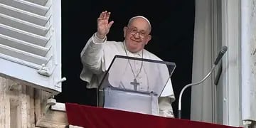 Pope Francis leads the Angelus prayer on Epiphany Day in St Peter's Square