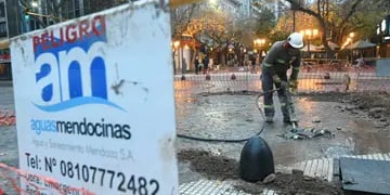 Aguas Mendocinas anuncia que habrá cortes de agua durante el miércoles en Ciudad y Las Heras