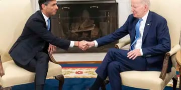 RIshi Sunak y Joe Biden