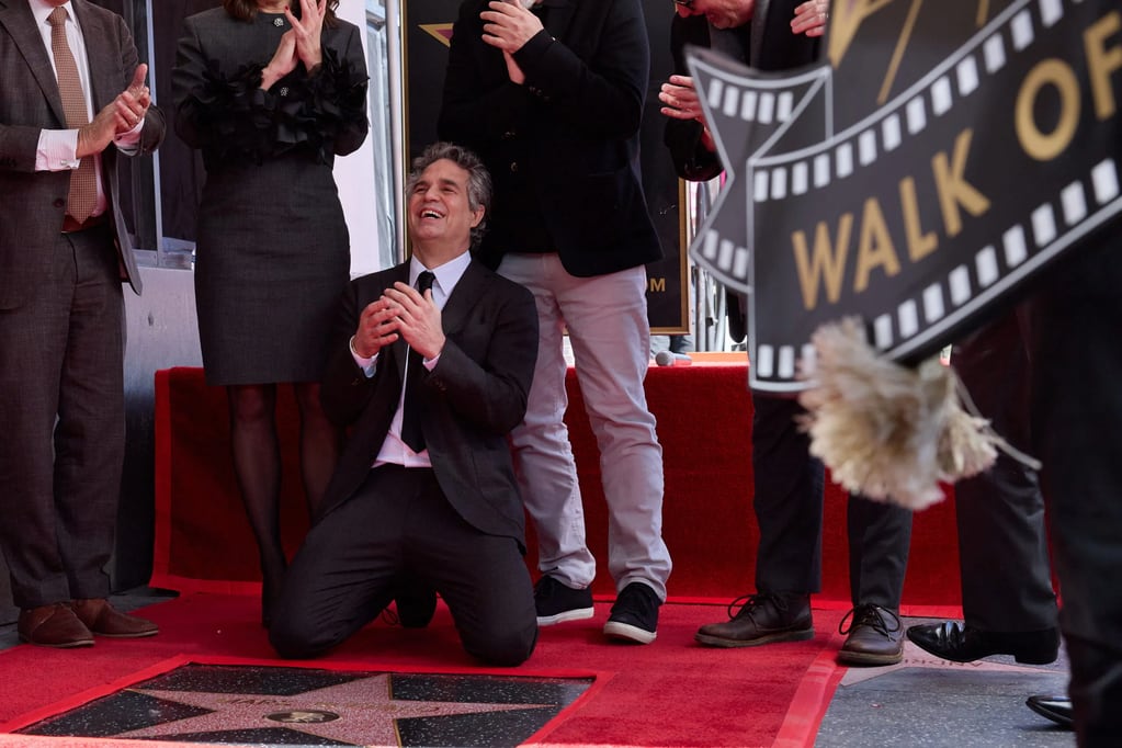 El emotivo momento de Mark Ruffalo en Hollywood. / Gentileza
