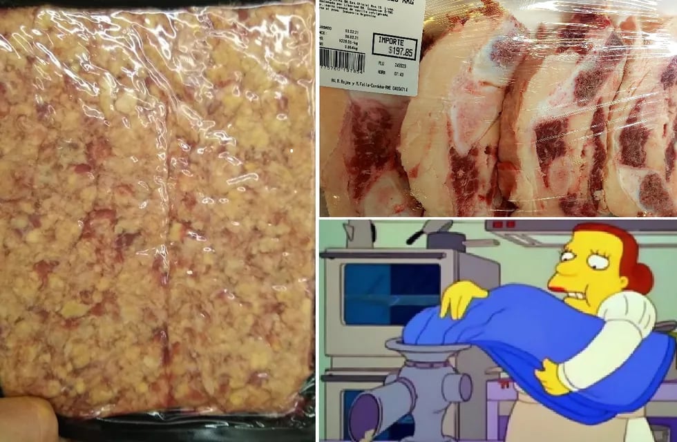 Carne "pura grasa", memes e indignación en las redes sociales / Twitter