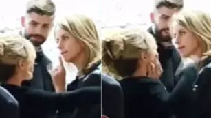 Polémico video de la mamá de Gerard Piqué maltratando a Shakira