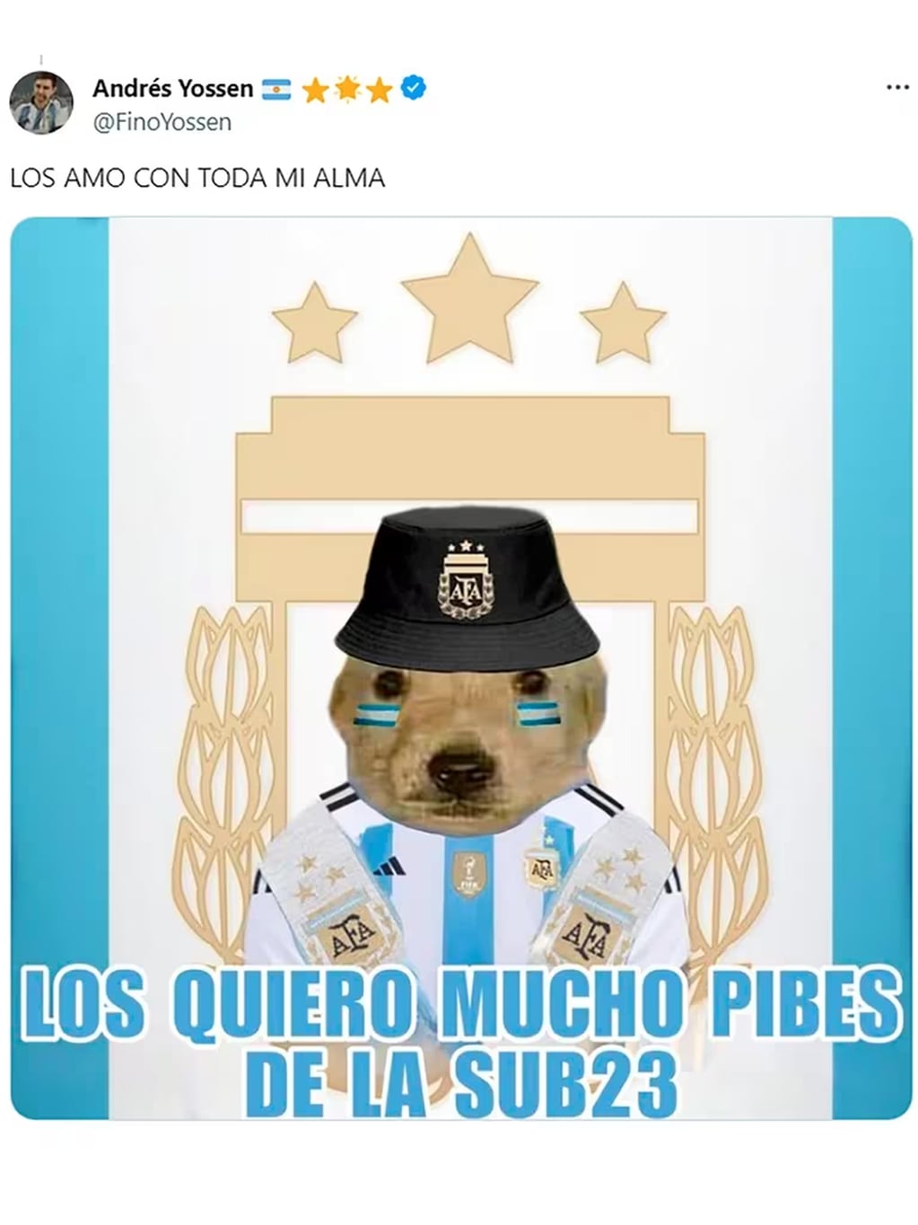 Los memes que aparecieron en las redes tras el triunfo de Argentina. Gentileza X.