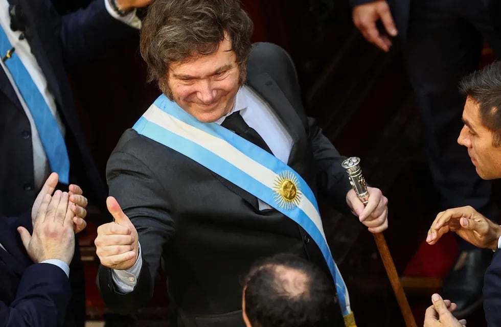Javier Milei, presidente de la República Argentina, quiere que las sociedades anónimas en el fútbol argentino. / Gentileza.