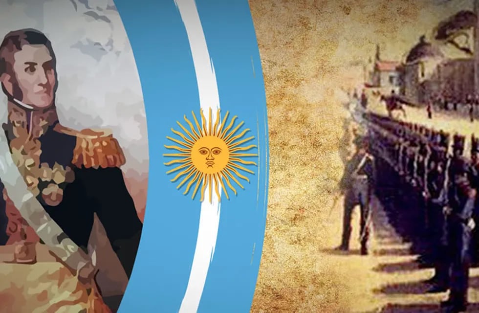 San Martín hace jurar la independencia en Mendoza