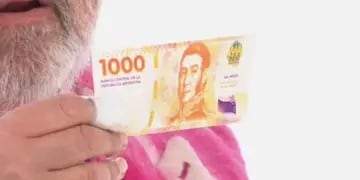 El nuevo billete de 1.000 pesos tendrá la cara de José de San Martín, según reveló Lanata