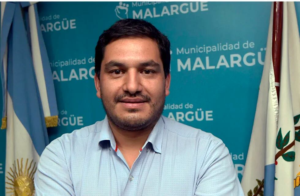 17 Febrero 2022 Mendoza Política
 Intendente del Departamento de Malargüe Lic. Juan Manuel Ojeda 
Foto: Orlando Pelichotti / Los Andes