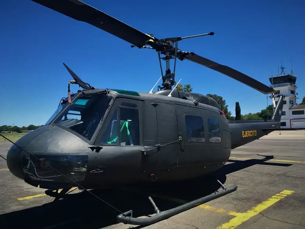 Helicópteros del Ejército participan del operativo electoral. Foto: Estado Mayor Conjunto
