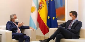 Alberto Fernández y Pedro Sánchez