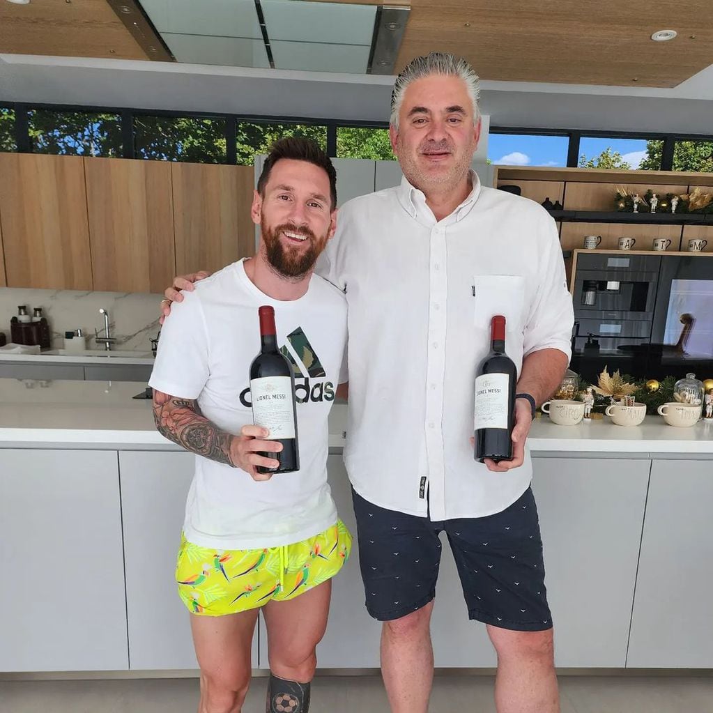 silvio Alberto, además de ser el enólogo de Bodegas Bianchi, es el hacedor del vino de Lionel Messi. - Gentileza