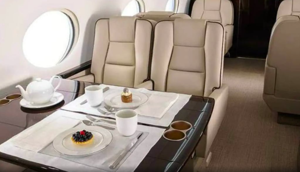 Así es el lujoso avión privado de Messi y que lo alquiló el presidente Alberto Fernández para ir a México.