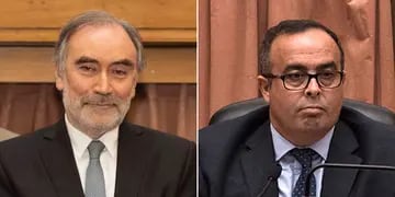 Los jueces Leopoldo Bruglia y Pablo Bertuzzi