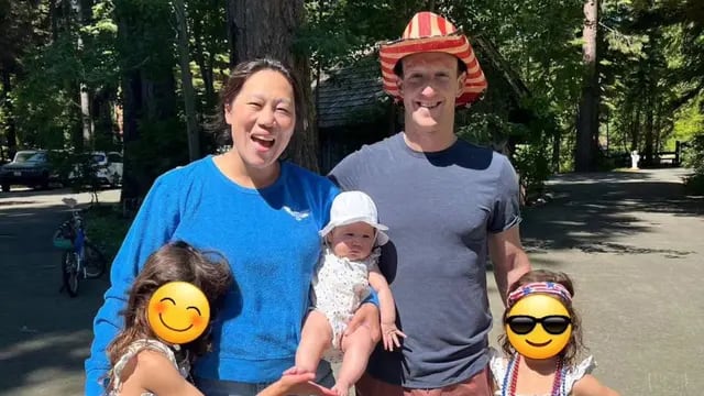 Por qué Mark Zuckerberg le tapa la cara a sus hijos en las fotos Instagram