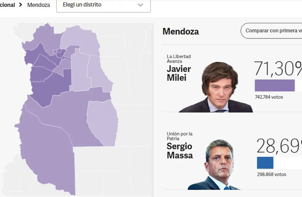 Mapa interactivo: mirá qué candidato ganó en tu departamento.