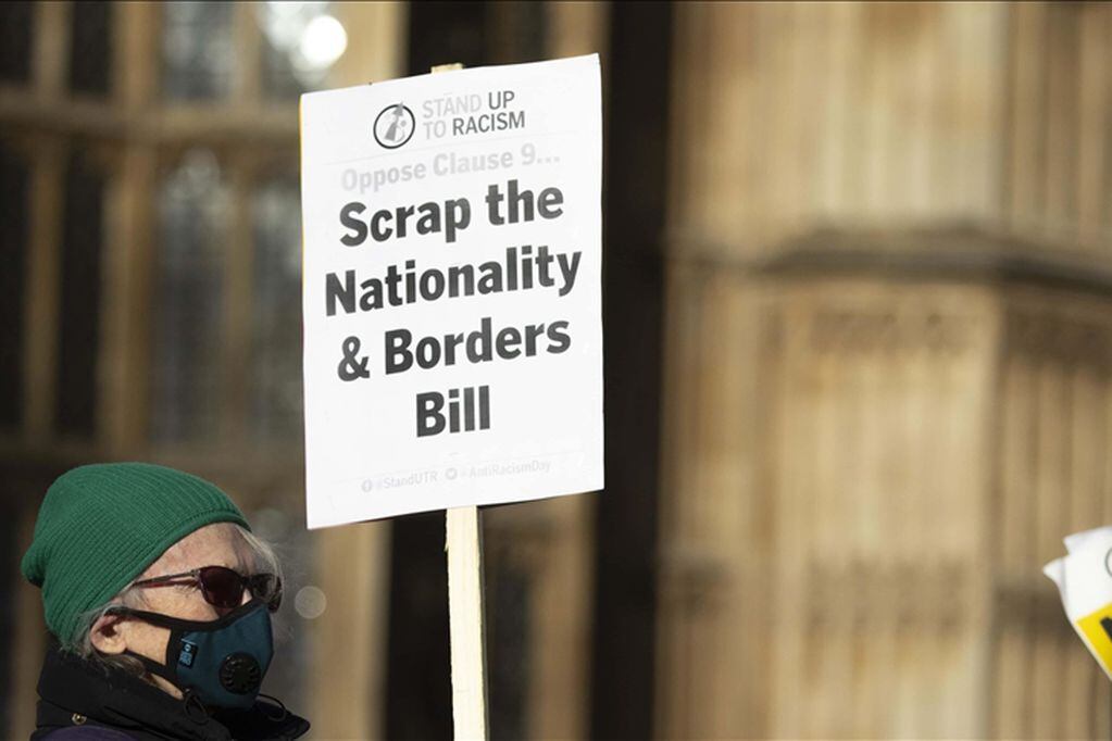 Protestas contra el proyecto de ley en Reino Unido
