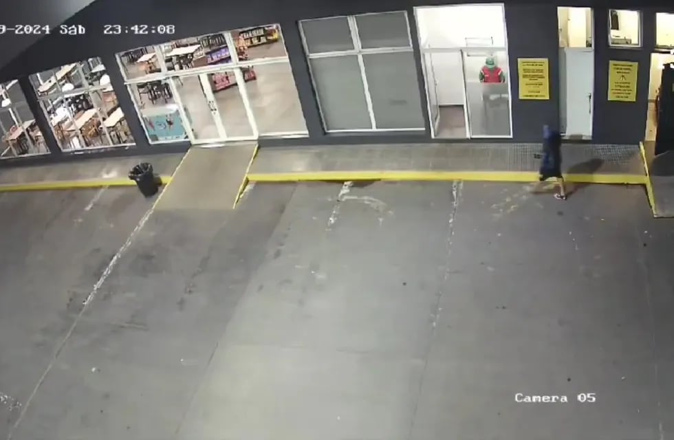 En video: así fue el asesinato del playero en Rosario (captura de video)