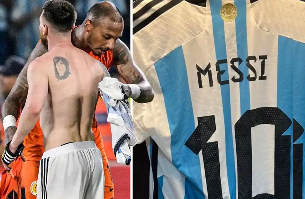 Eloy Room intercambio su camiseta con la de Messi