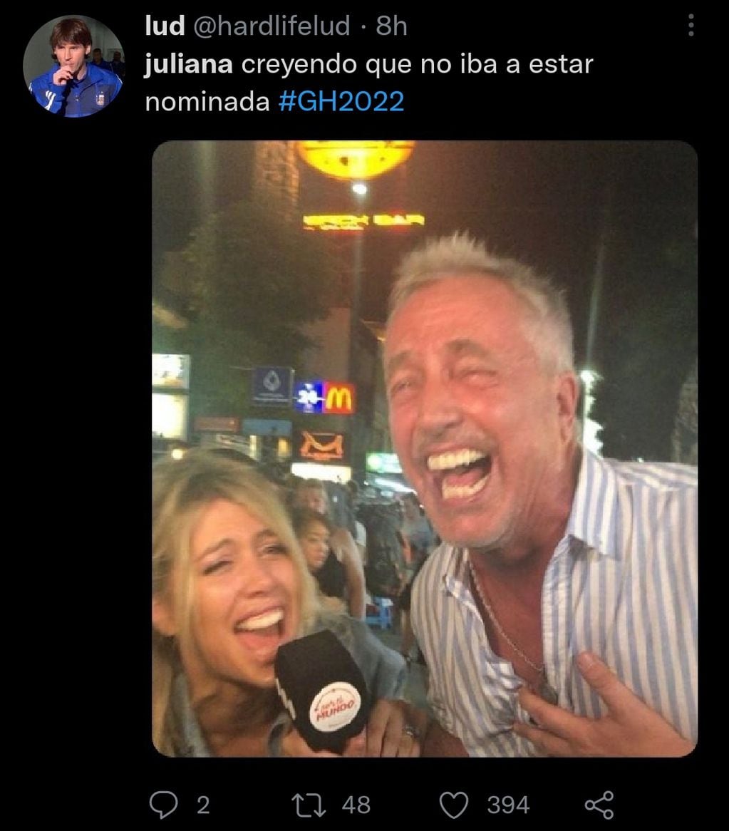 Gran Hermano: los mejores memes de Juliana al enterarse que está nominada. / Captura de pantalla. / La Voz