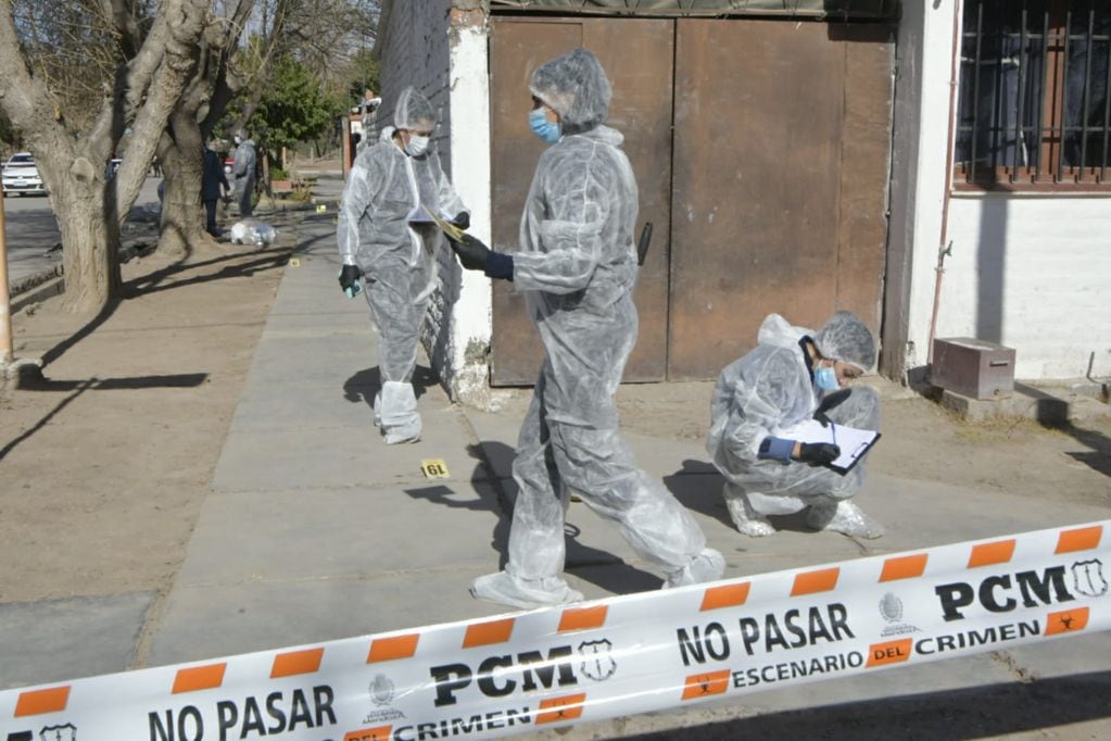 Femicidio de Karen Ríos (20) en Rivadavia. Orlando Pelichotti / Los Andes