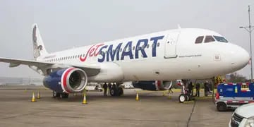 Habilitada. JetSmart obtuvo permiso para explotar 30 nuevas rutas en Córdoba y en Río Cuarto. (Prensa JetSmart)