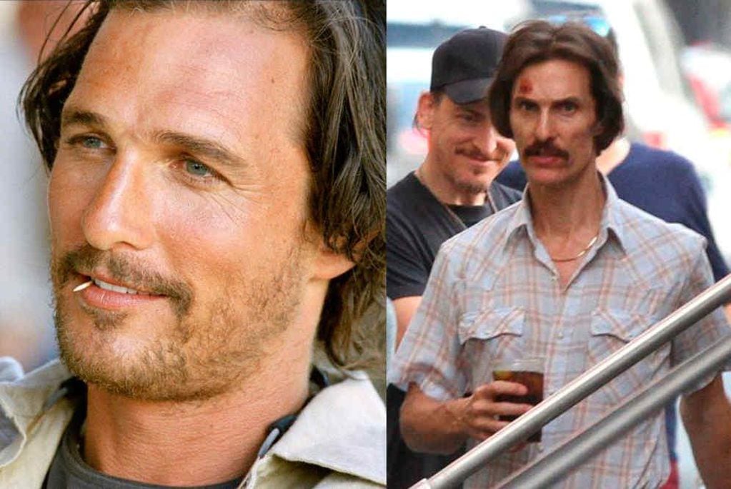 Matthew McConaughey logra transformaciones asombrosas en su físico para interpretar distintos personajes