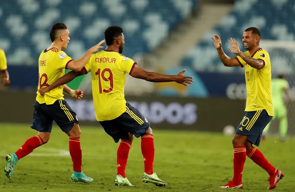 El gol de Edwin Cardona le dio la ventaja a Colombia sobre Ecuador. / Gentileza.