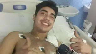 Gabriel Berón, el joven alcanzado por un rayo en San Luis