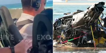 Video: el impactante momento en el que ocurre la colisión entre los dos helicópteros en Australia