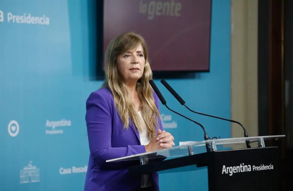 Gabriela Cerruti, portavoz de la Presidencia (Foto Presidencia)