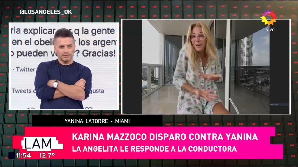 Yanina Latorre contra Karina Mazzocco.