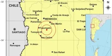Temblor en Mendoza