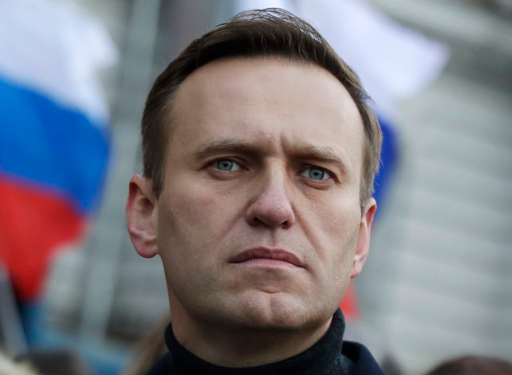 El líder opositor ruso Alexei Navalny murió en la cárcel. (Foto AP/Pavel Golovkin)