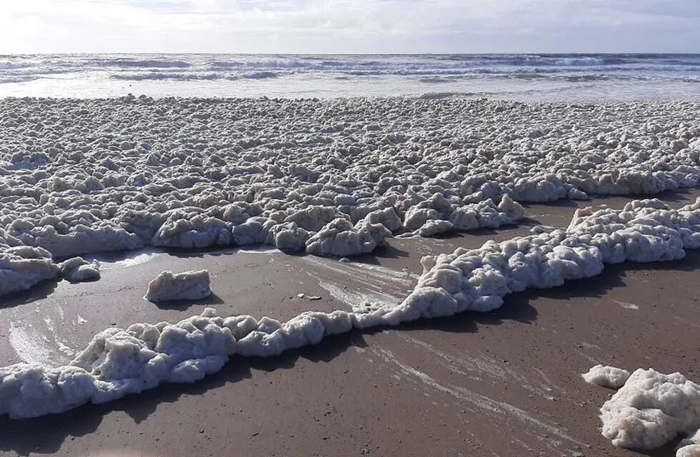 El extraño fenómeno con el que aparecieron las playas marplatenses.