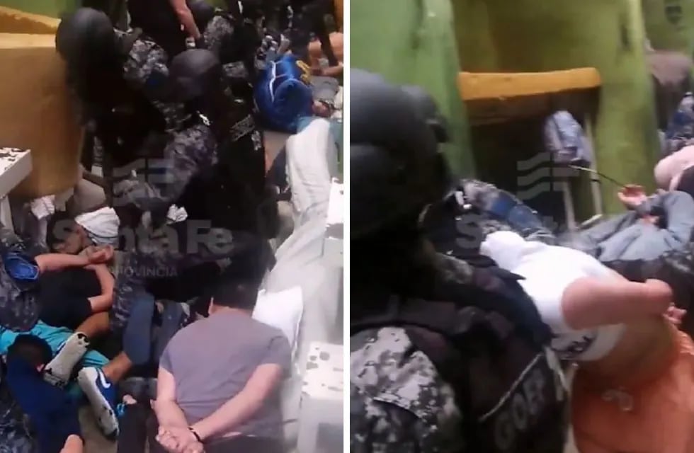 “A lo Bukele”: así trasladaron a los jefes narcos a celdas de alta seguridad en Rosario