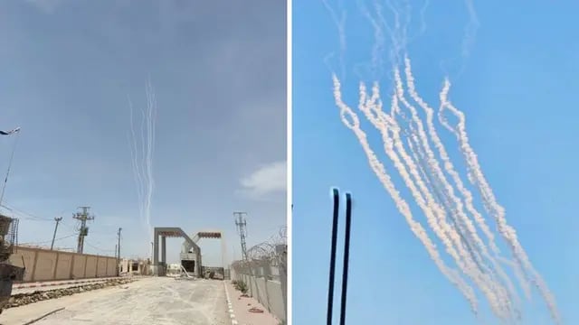 Video: volvieron a sonar las alarmas en Israel luego de que Hamás atacara con cohetes desde Rafah