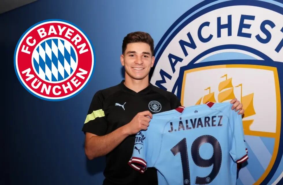Julián Álvarez es pretendido por el Bayern Munich