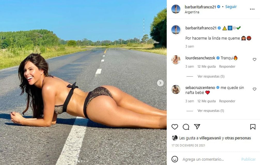 Barbi Franco luce híper sexy en su Instagram