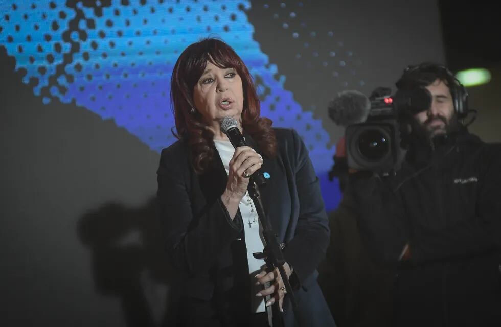 Cristina Fernández De Kirchner durante el acto en la Umet 
Argentina
Foto Federico Lopez Claro