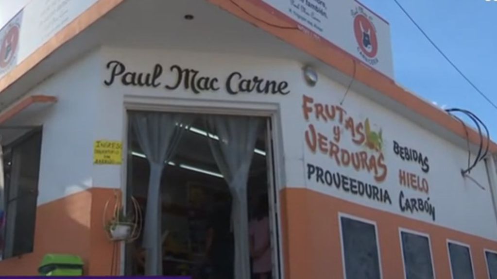Un cordobés bautizó a su carnicería 'Paul Mac Carne'. El exBeatle se lo tomó con humor.