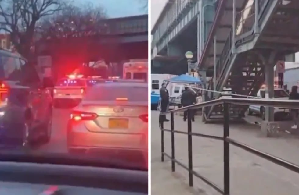 Al menos seis personas resultaron heridas luego de un tiroteo en el metro de Nueva York.