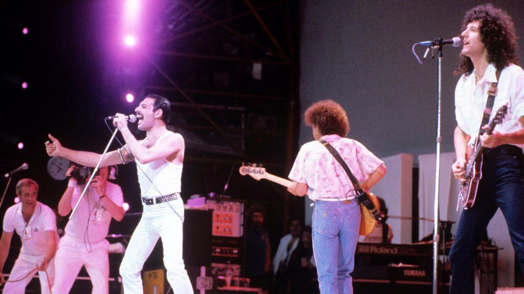 El show de Queen resultó ser de los más emblemáticos, con clásicos temas como We Are The Champions y Radio GaGa. - 