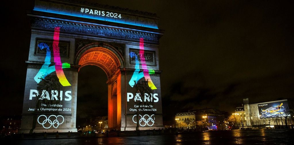 El Arco de Triunfo. París 2024 Juegos Olímpicos (Foto: EFE)