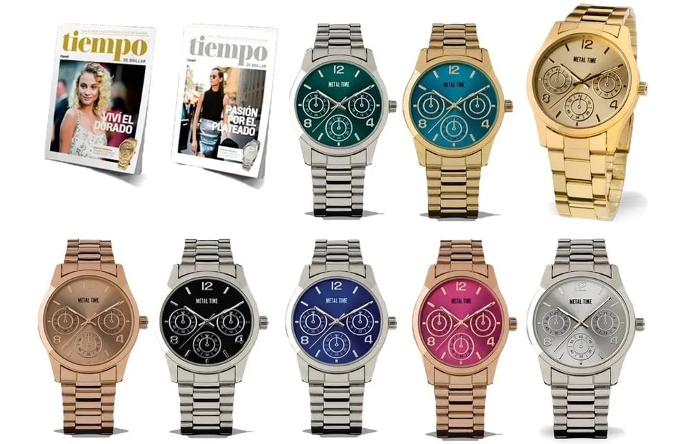 Una nueva entrega para tu colección de relojes metalizados
