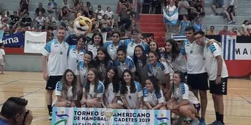 Singarella, Zafarana y Strappazón (las tres de Maipú) formaron parte de la Selección Argentina, bronce en el Sudamericano de cadetes.