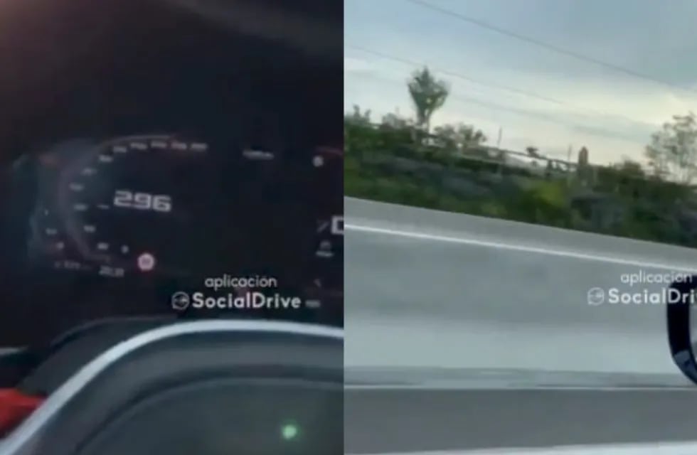 El conductor de BMW se mostró orgulloso de su "proeza" (Captura de pantalla)