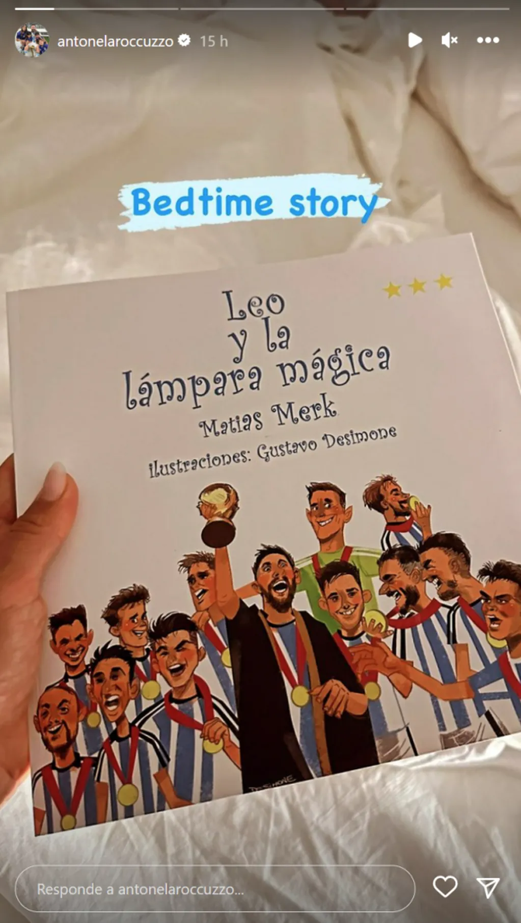 El libro que la familia Messi lee para mantener vigente la Copa del Mundo 2022.