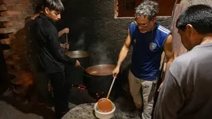 Noche fría en El Algarrobal, Las Heras: Conurbano mendocino. 
