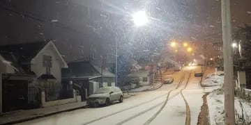 Primera nevada de 2022 en Ushuaia